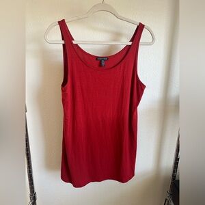 EILEEN FISHER Burnt Orange Tank Top.